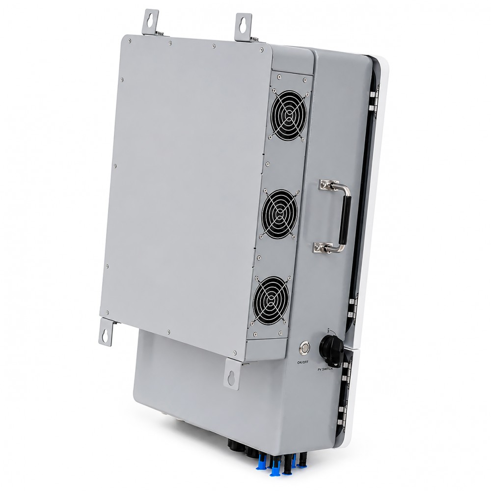 Гібридний інвертор Felicity IVGM8KLP1G1 (Gen-port) 8000W, 230VAC, 50/60Hz, 48V, Parallel, 2*MPPT-2*PV120-425V/26A, ток заряду max-190A, IP65, RS485, RS232, CAN, WiFi. 430*654*243 мм, 33,5 кг
