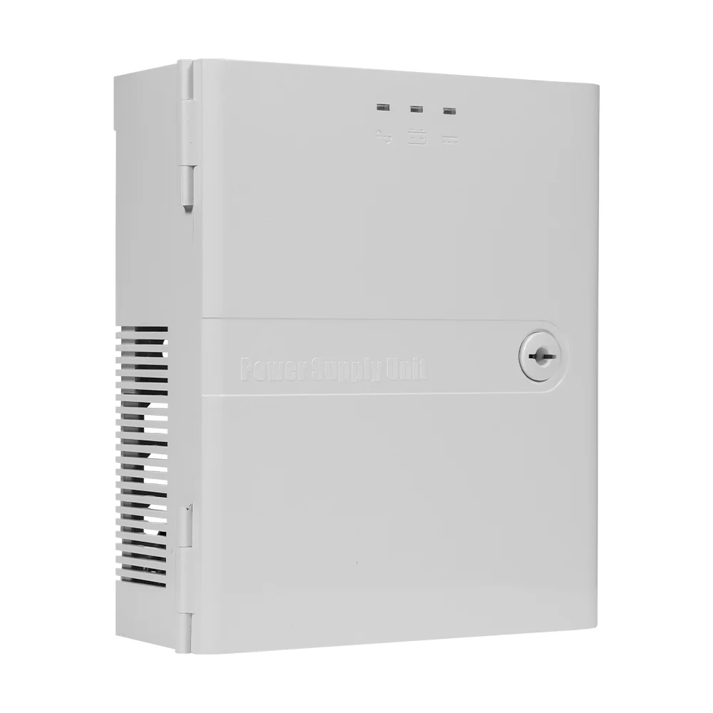 Джерело безперебійного живлення в пластиковому боксі PSU-1205LED(P), 12В/5Ач під акб 7Ач (1.2Ач струм заряду) 228х195х78 мм