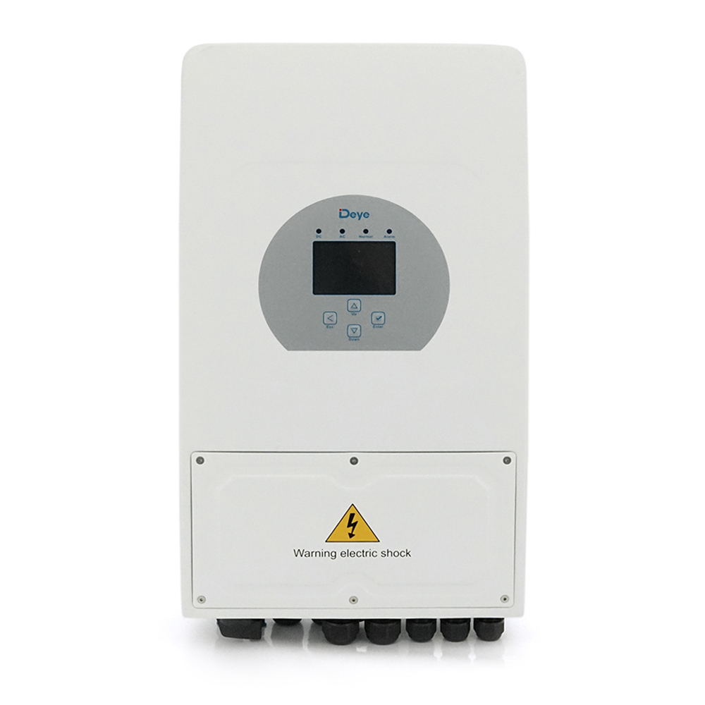Гібридний інвертор (hybrid) Deye SUN-5K-SG03LP1-EU WI-FI, 5кВт, однофазний, (МРРТ 125-425/120А/DC48В)Parallel