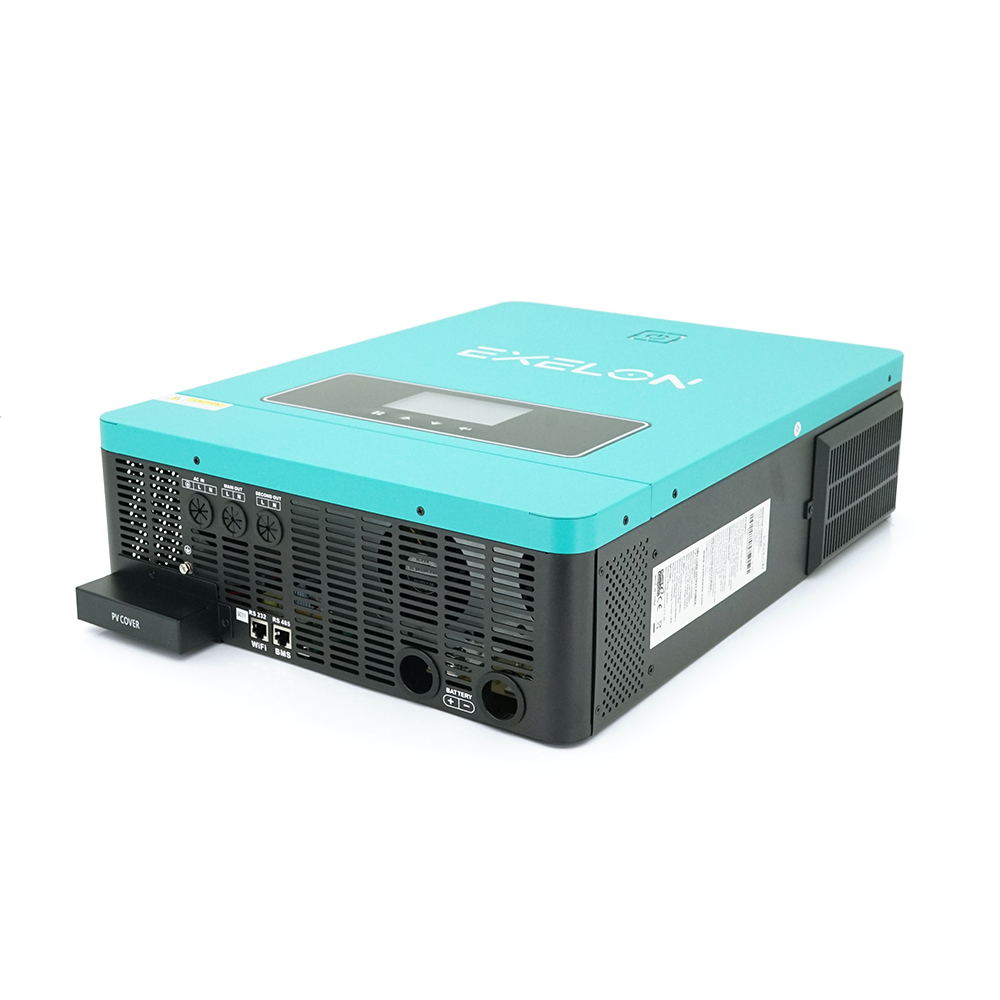 Гібридний інвертор Exelon EMAX PRO-10.2 KVA, 10200VA/8000W, 48V, струм заряду 0-160A, MPPT (90-450VDC, 2/18A), 530x390x170mm, 16.2 kg