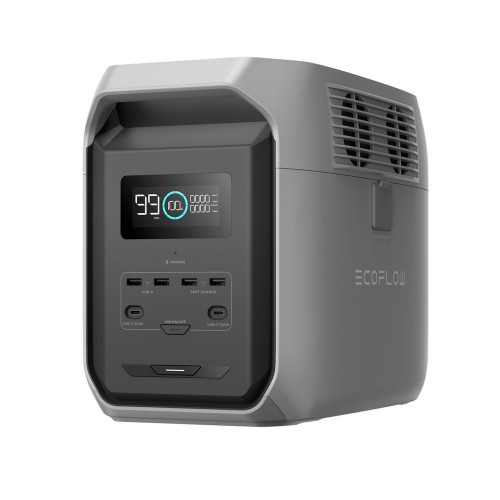 Портативна зарядна станція EcoFlow DELTA 3 1500, 3000 циклів, потужність 1800 Вт, вага 16.5кг