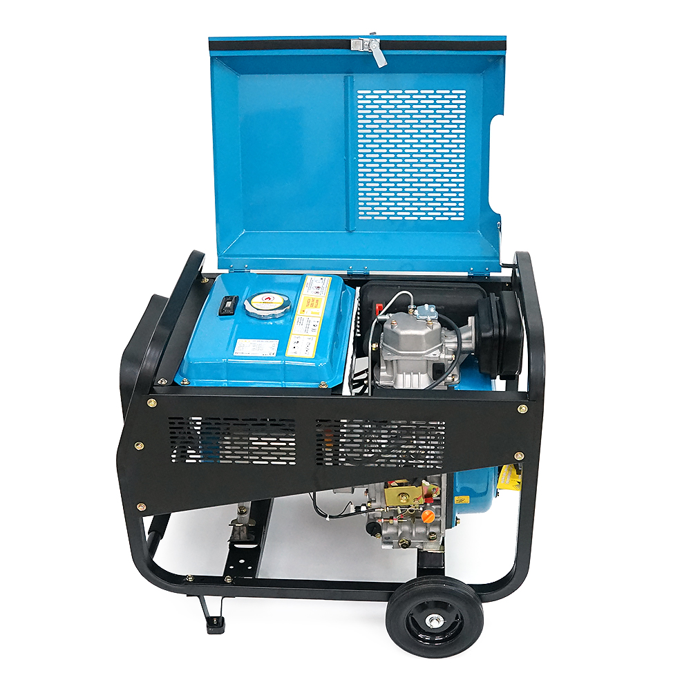 Генератор дизельний FULL FDL9000LE, 1-фазний 230V, 50Hz, 8.5kVA/6.8kW, бак 12,5 л, витрата 2 л/год, пуск: ручний/стартер (без АКБ), 800х520х600 мм, 122 кг