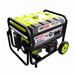 Бензиновий генератор GENPOWER GBG 110E, 1-фазний 230 В, 50 Гц, 10.5 кВА / 8.4 кВт, паливний