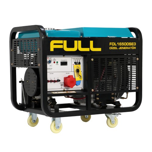Генератор дизельный FULL FDL16500SE3, 3-фазный 230/400V, 50Hz, 16.5kVA/12kW