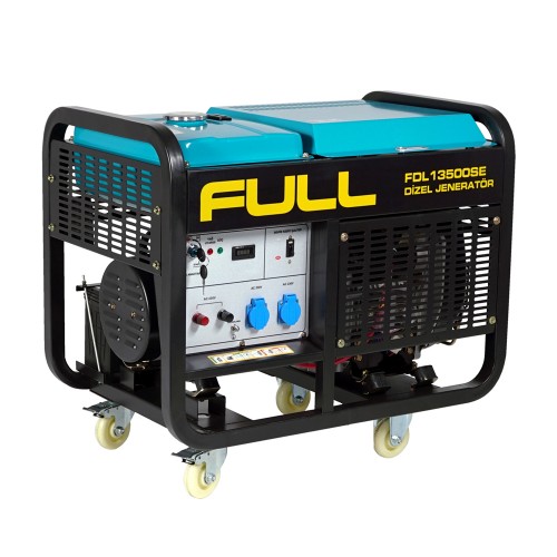 Генератор дизельный FULL FDL13500SE3, 3-фазный 230/400V, 50Hz, 13.75kVA/11kW