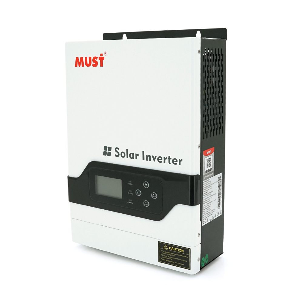 Гібридне ДБЖ MUST PV18-3224VPM II, 3200W, 24V, ток заряда 60A, 160-275V, MPPT (60А, 30-160 Vdc)