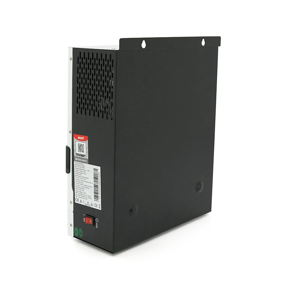 Гібридний ДБЖ MUST PV18-1512VPM, 1500W, 12V, ток заряда 10/20А, 160-275V, MPPT (60А, 15-145 Vdc)