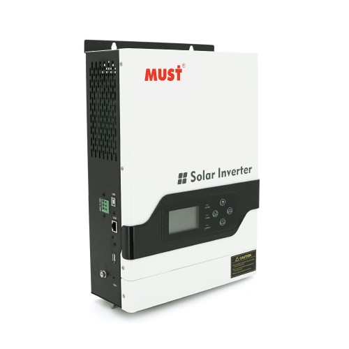 Гібридне ДБЖ MUST PV18-3224VPM II, 3200W, 24V, ток заряда 60A, 160-275V, MPPT