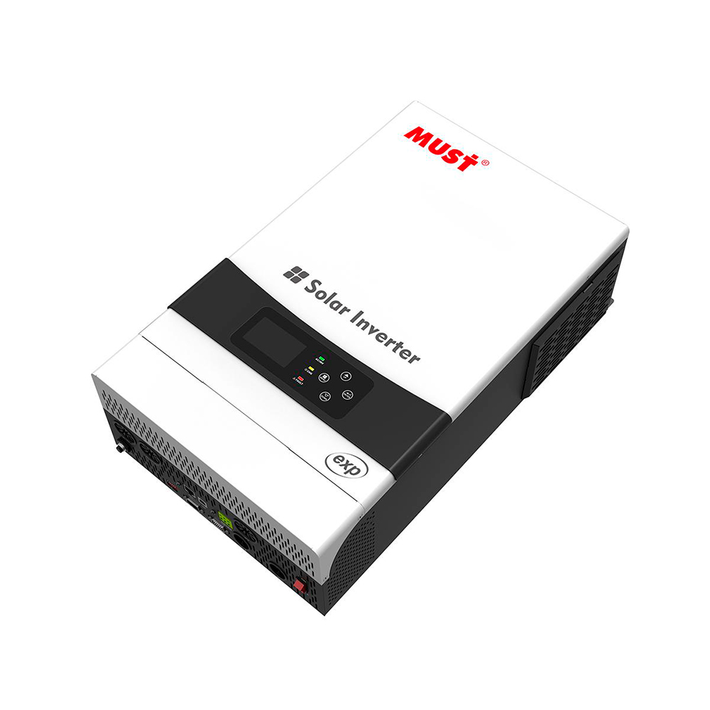 Гібридний інвертор MUST PV19-6048EXP, 6000W, 48V, струм заряду 1-80А, 160-275V, MPPT (80А, 450 Vdc), 490х300х150