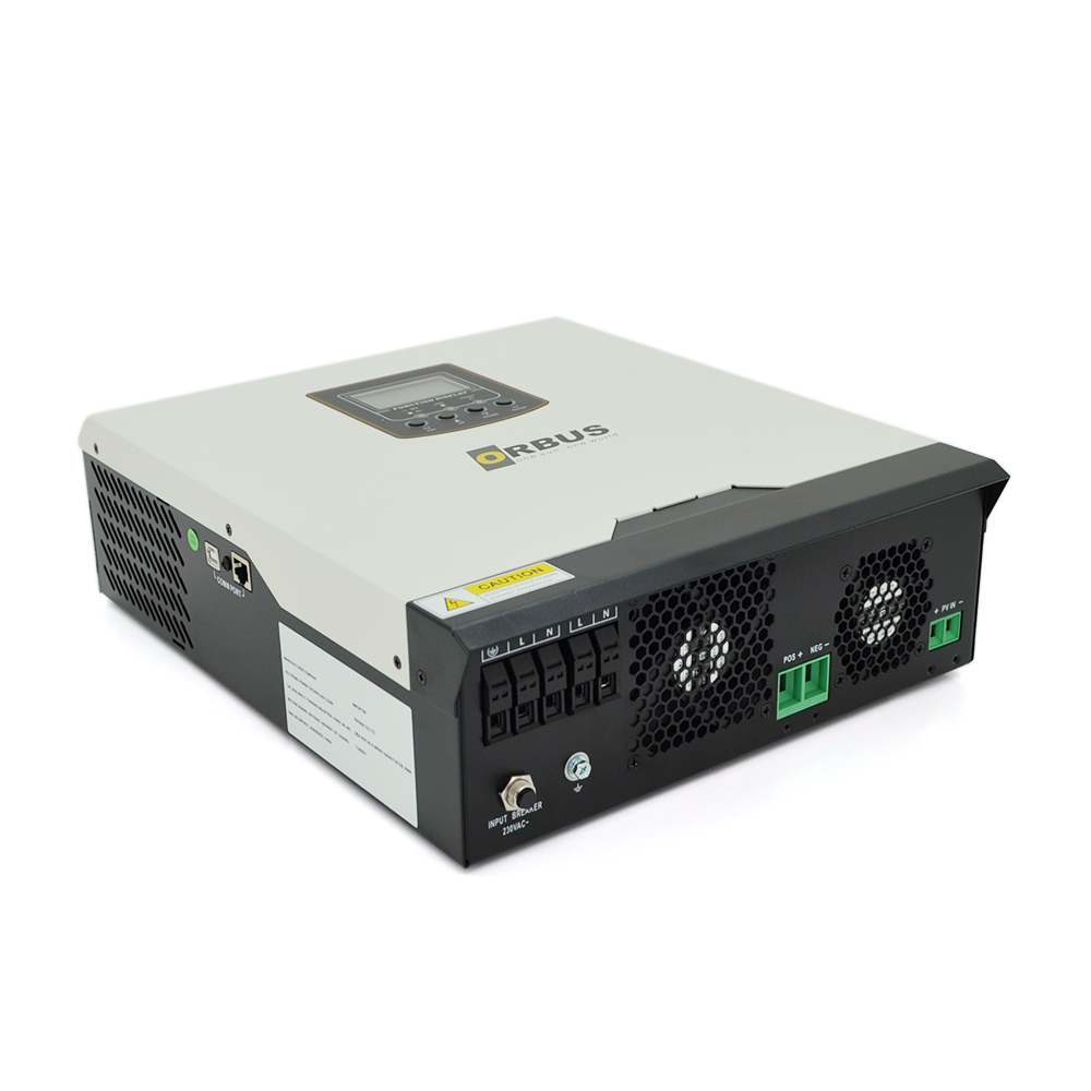 Гібридний інвертор ORBUS VP3000-24, 3000W, 24V, струм заряду 0-70A, 160-275V, ШIM-контролер (50А, 80 Vdc)