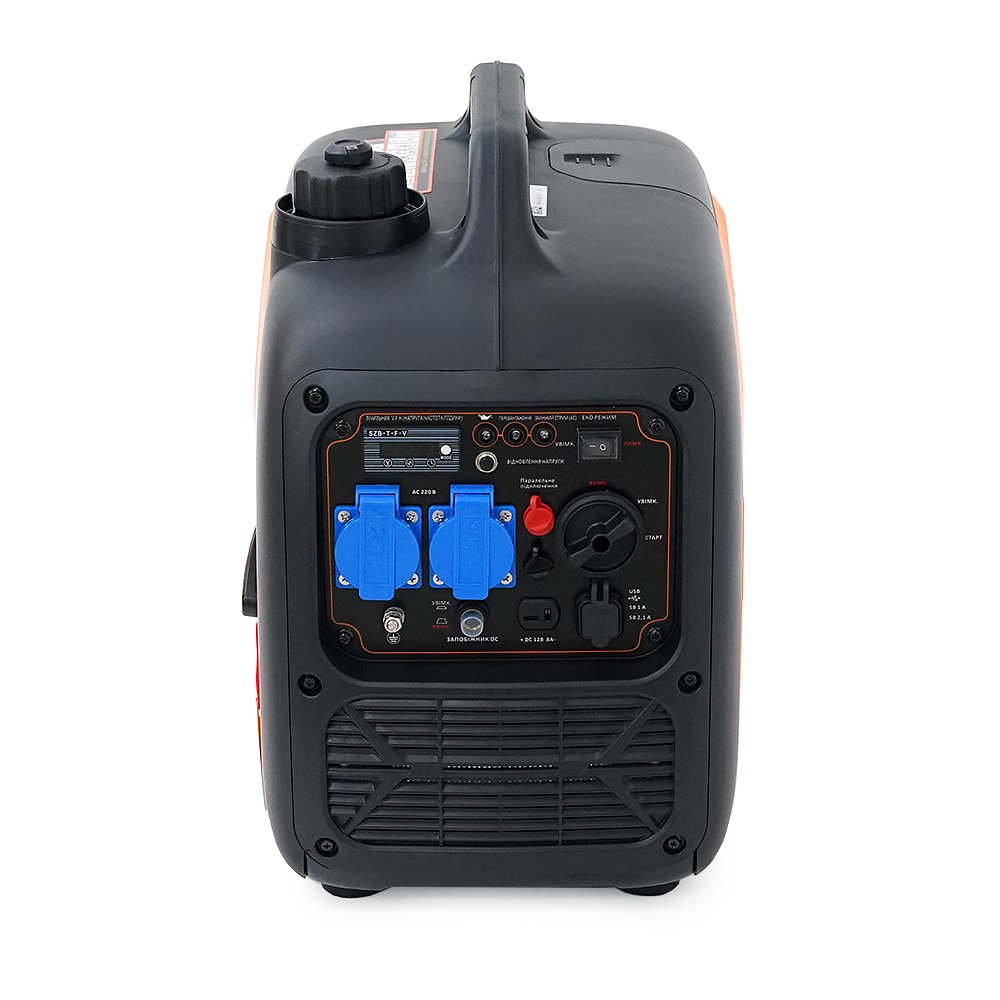 Генератор бензин LIFAN KP3800i 165F, однофазный 220V, 50Hz, 2.8kW, объем 6л топливо/0, 4Л масло, 220V- 2×16 А, DC-12V, Ручний стартер, 500х3