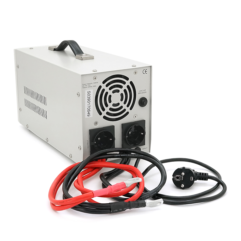 ДБЖ з правильною синусоїдою Europower EP-MPS-1000/12PLUS (700 Вт) 5/10/15/20А, під зовнішню АКБ 12В (AGM/GEL/LFP), Q2 (350*230*190)