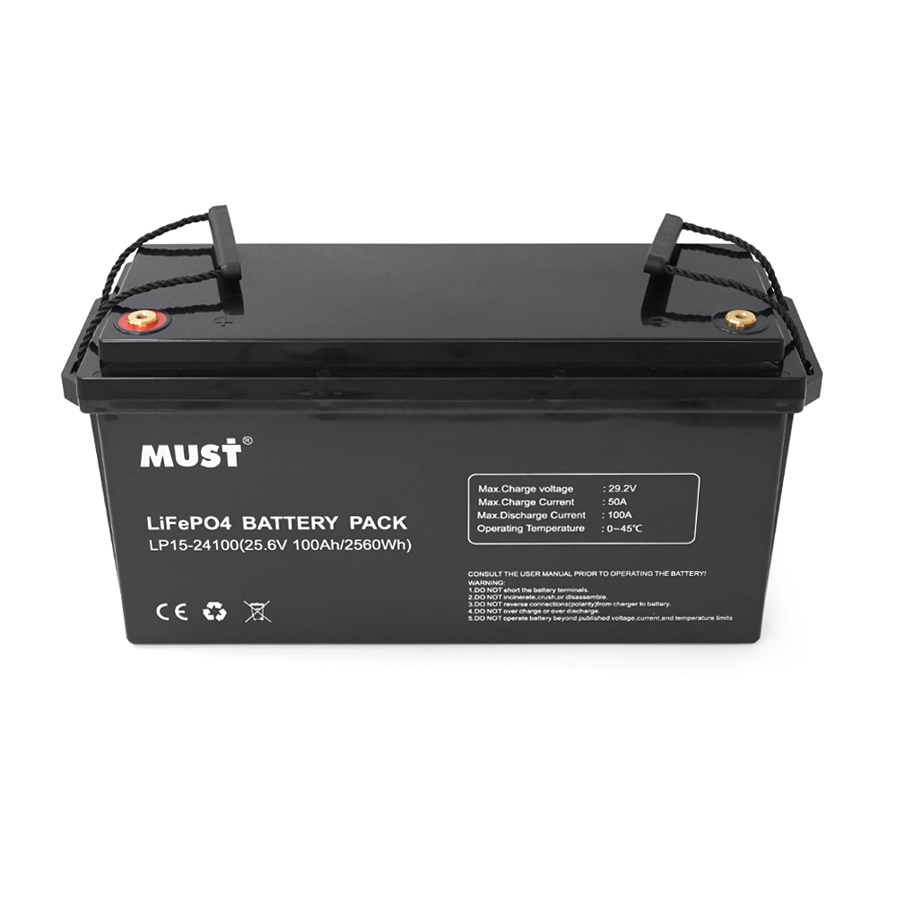 Аккумуляторная батарея Must LiFePO4 LP15-24100 25.6V 100Ah (2.56kWh)