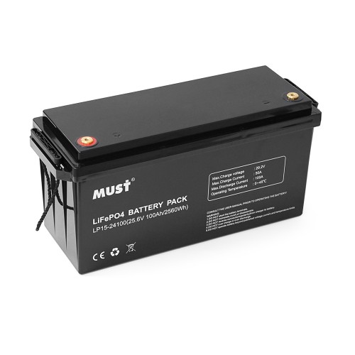 Акумуляторна батарея Must LiFePO4 LP15-24100 25.6V 100Ah
