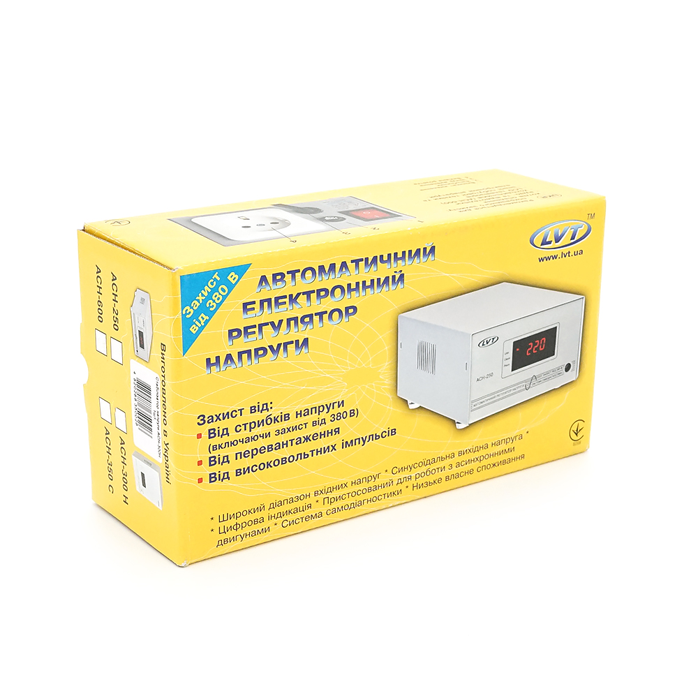 Стабілізатор напруги релейний АСН-300н 220V, ( 300 Вт )