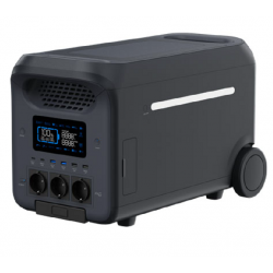 Портативна зарядна станція V-TAC 3000W-EU, 3000W/2560Wh LiFePO₄, MPPT 2x800W max, 2xDC5521-12V-3A, Anderson-12V-30A, CarPort-12V-10A, 3xAC2