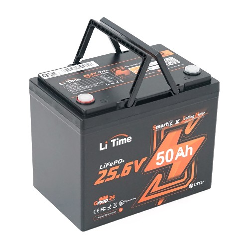 Акумуляторна батарея LiFePO4 Li-TIME 25.6V 50Ач 1280Wh Bluetooth 5.0