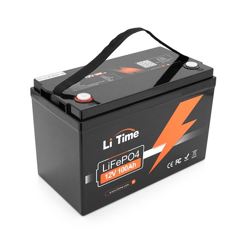 Акумуляторна батарея LiFePO4 Li-TIME 12.8V 100Ач 1280Wh