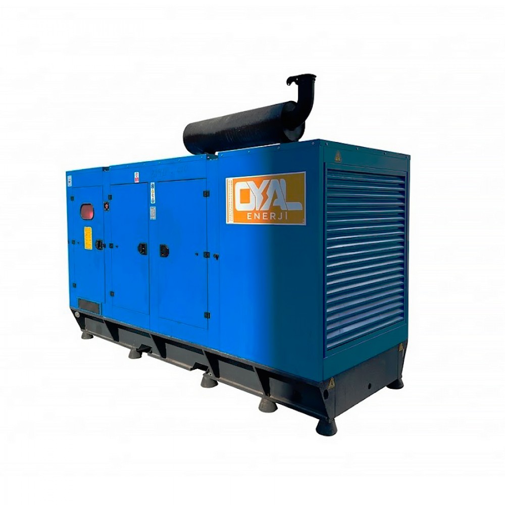 Дизельний генератор OYAL OYB-440 BAUDOUIN 6M16G450-5 440KVA/360KW, Альтернатор OYL315G, витрата 75% навантаження - 63,5 літрів/год, 230/400 В, 50 Гц (AVR+ATS), 4000x1500x2200 мм, 3690 кг, 630 л