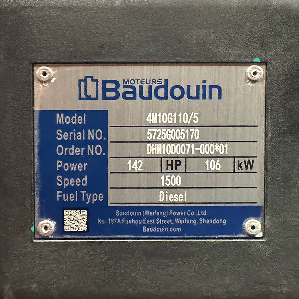 Генератор дизельний OYAL OYB-110 BAUDOUIN 110KVA/88KW, трифазний 230/400V, 50Hz (AVR+ATS(АВР) в комплекте)