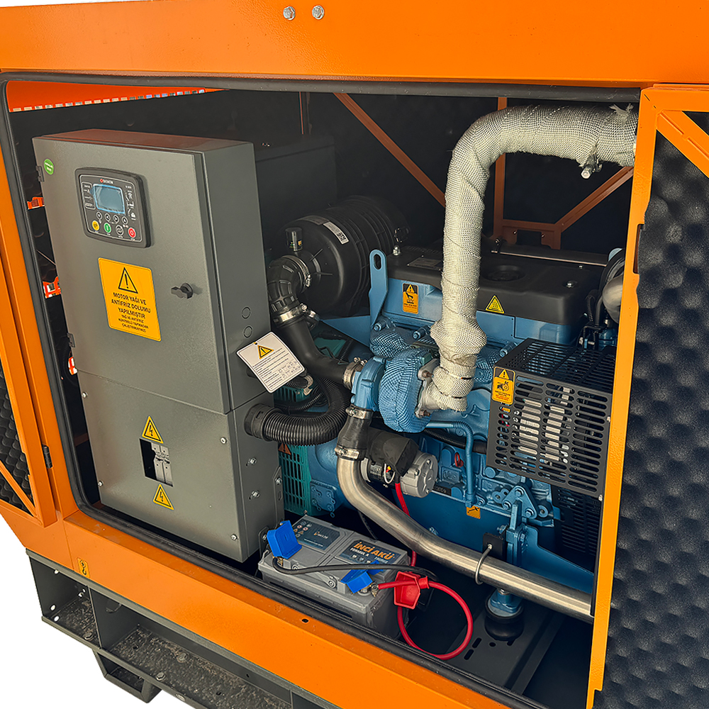 Дизельний генератор OYAL OYB-55 BAUDOUIN 4M06G55-5 55KVA/48KW, Альтернатор OYL224D, витрата 75% навантаження - 8,8 літрів/год, 230/400 В, 50 Гц (AVR+ATS), 2400x1000x1500 мм, 1050 кг, 170 л