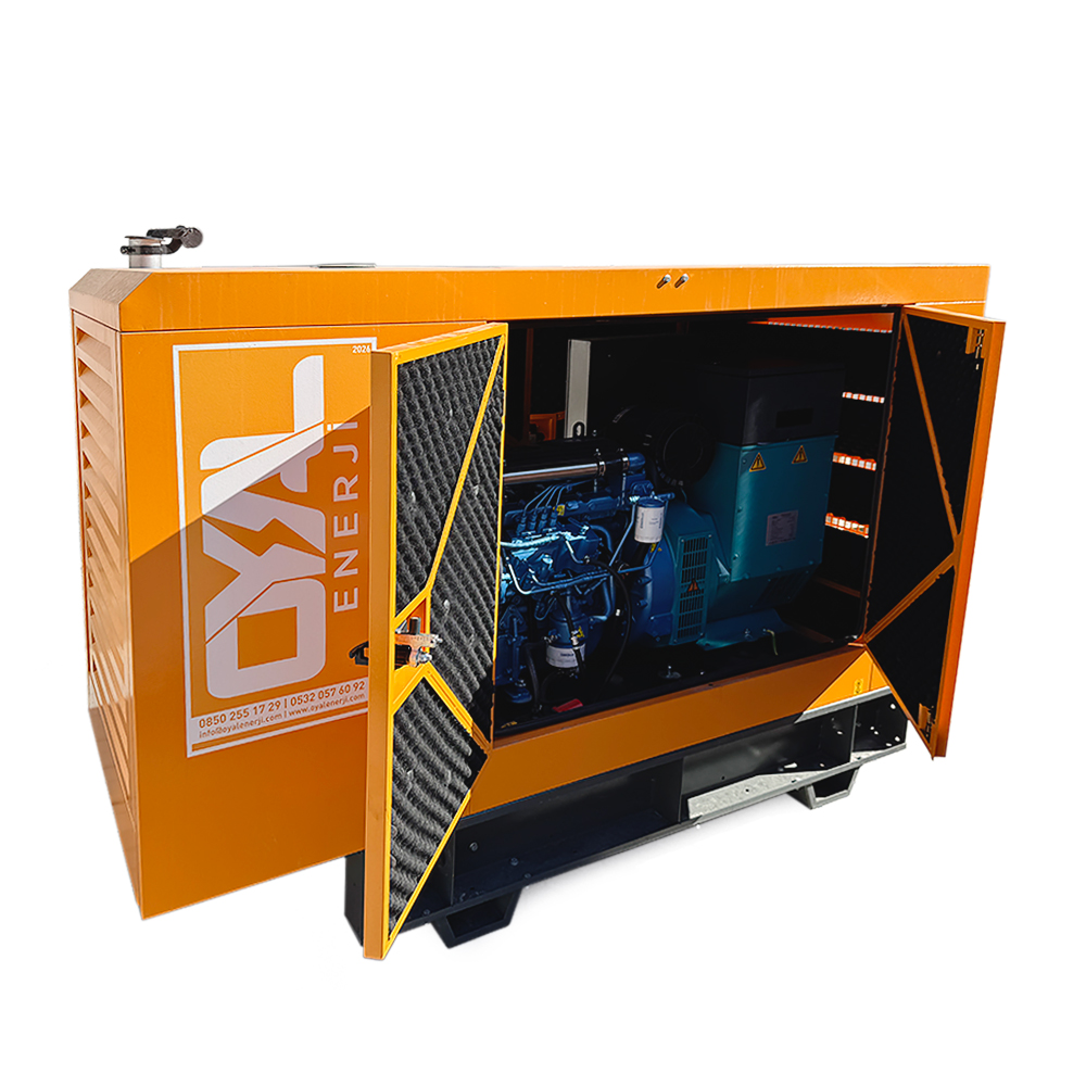 Дизельний генератор OYAL OYB-55 BAUDOUIN 4M06G55-5 55KVA/48KW, Альтернатор OYL224D, витрата 75% навантаження - 8,8 літрів/год, 230/400 В, 50 Гц (AVR+ATS), 2400x1000x1500 мм, 1050 кг, 170 л