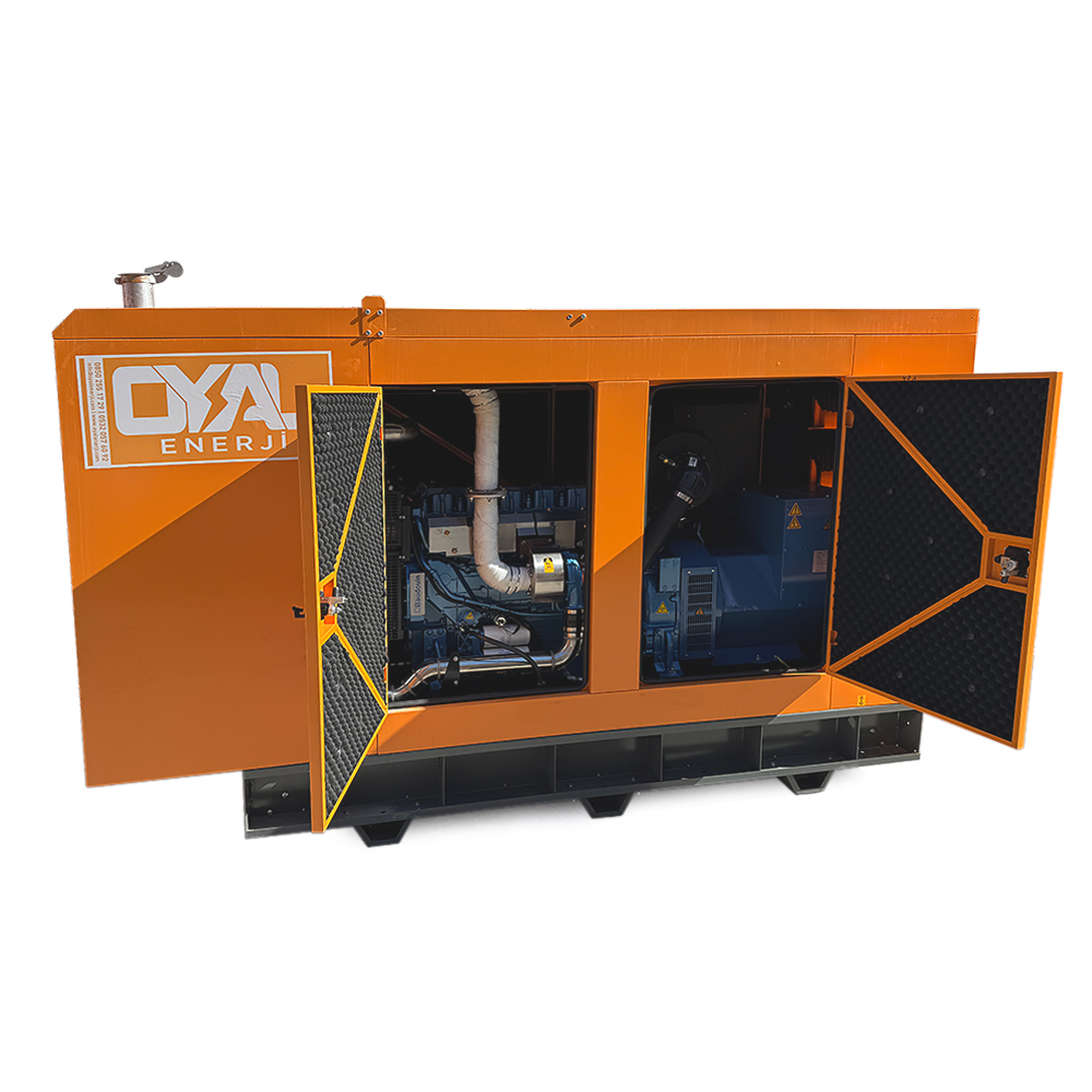 Дизельний генератор OYAL OYB-275 BAUDOUIN 6M16G275/5 275KVA/220KW, Альтернатор OYL270J, витрата 75% навантаження - 42,2 літри/годину, 230/400 В, 50 Гц (AVR+ATS), 3900x1200x2050 мм, 2795 кг, 520 л