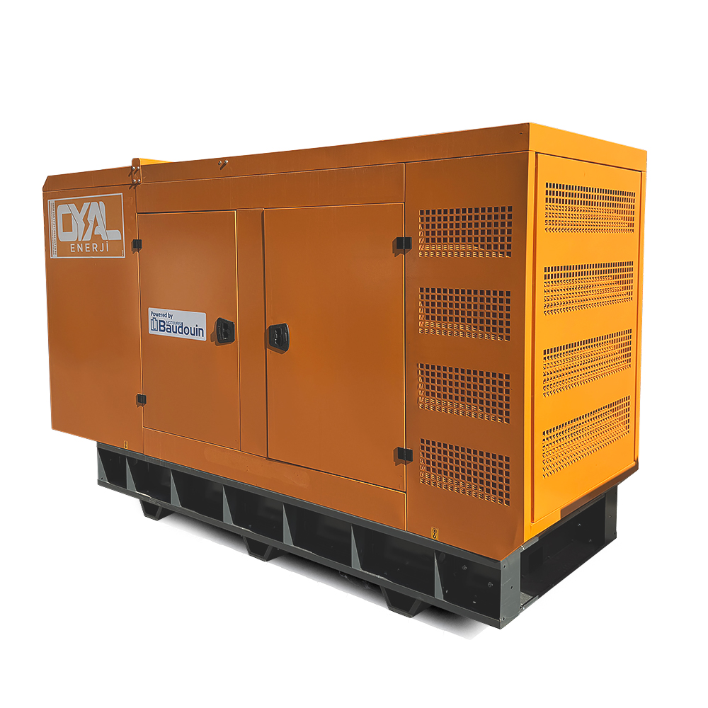 Дизельний генератор OYAL OYB-275 BAUDOUIN 6M16G275/5 275KVA/220KW, Альтернатор OYL270J, витрата 75% навантаження - 42,2 літри/годину, 230/400 В, 50 Гц (AVR+ATS), 3900x1200x2050 мм, 2795 кг, 520 л