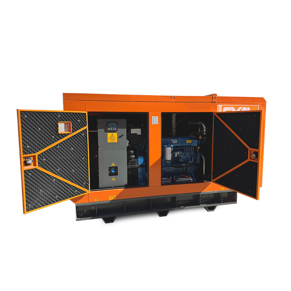 Дизельний генератор OYAL OYB-275 BAUDOUIN 6M16G275/5 275KVA/220KW, Альтернатор OYL270J, витрата 75% навантаження - 42,2 літри/годину, 230/400 В, 50 Гц (AVR+ATS), 3900x1200x2050 мм, 2795 кг, 520 л