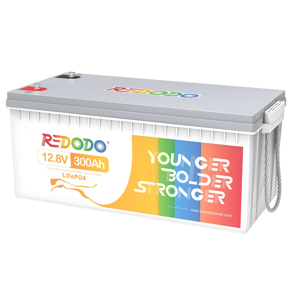 Акумулятор LiFePO4 Redodo 12.8V 300Ah, 3840Wh, BMS 200A, BASIC, ≥4000 циклів, 522*240*218мм, 29.1kg