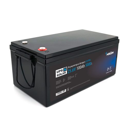 Літій-залізо-фосфатний акумулятор Merlion LiFePO4 25.6V 100AH ​​(8S2P/BMS-100A)