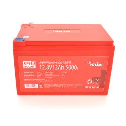 Літій-залізо-фосфатний акумулятор Merlion LiFePO4 12.8V 12AH (4S2P/BMS-15A)