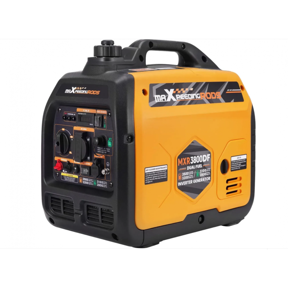 Генератор Інверторний БЕНЗИНОВИЙ MXR3800 (3,2 kW), однофазний, 220V, 50Hz, об'єм бака 4л, ручний запуск