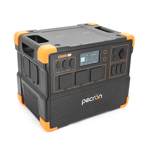 Зарядна станція Pecron E3600LFP APP Control, 3072/3600Wh LiFePO4, MPPT 800W max, DC12V-5A, XT60-12V-30A, 3хAC 220, 4xUSB-18W, 2хUSB-C, 2x wireless 15W