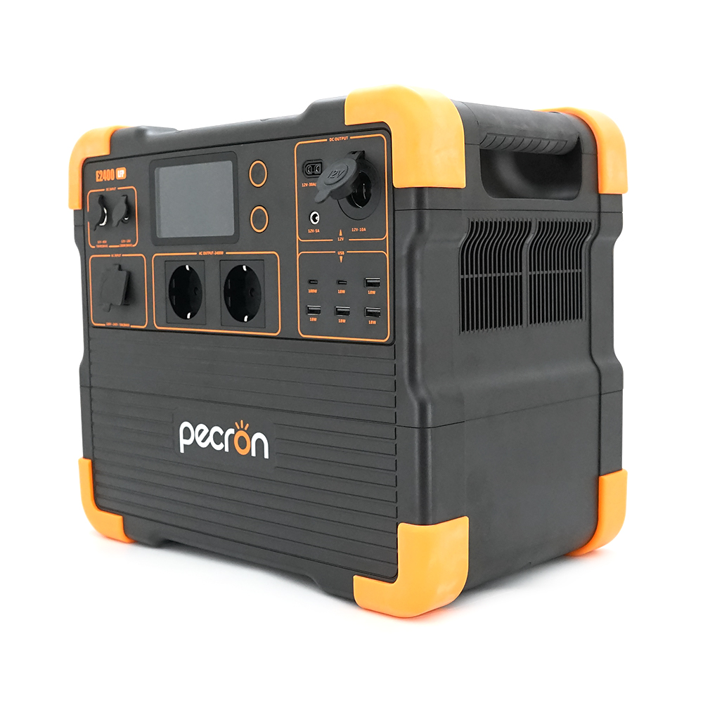 Зарядна станція Pecron E2400LFP APP Control, 2048/2400Wh LiFePO4, MPPT 800W max, DC12V-5A, XT60-12V-30A, 3хAC 220, 4xUSB-18W, 2хUSB-C(100W), Fast charge 90min, 376×236×330mm, 20.5kg