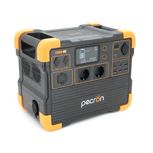 Портативна станція Pecron E1500LFP APP Control, 1536/2200Wh LiFePO4, MPPT VOC 32-95 В, DC12V-5A, XT60-12V-30A, 2хAC 220, 4xUSB-18W, 2хUSB-C, wireless