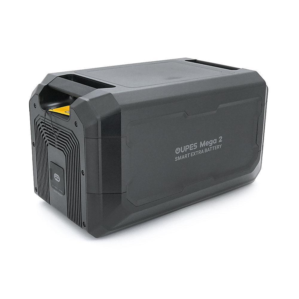 Додаткова батарея OUPES S2 BAT для S1/S2/S3, LiFePO4, потужність 2500 Вт, 2048 Вт·год, вхідний/вихідний порт 44–56,5 В, USB-A: 18 Вт, USB-C: 100 Вт, 460 × 270 × 255 мм, 19 кг