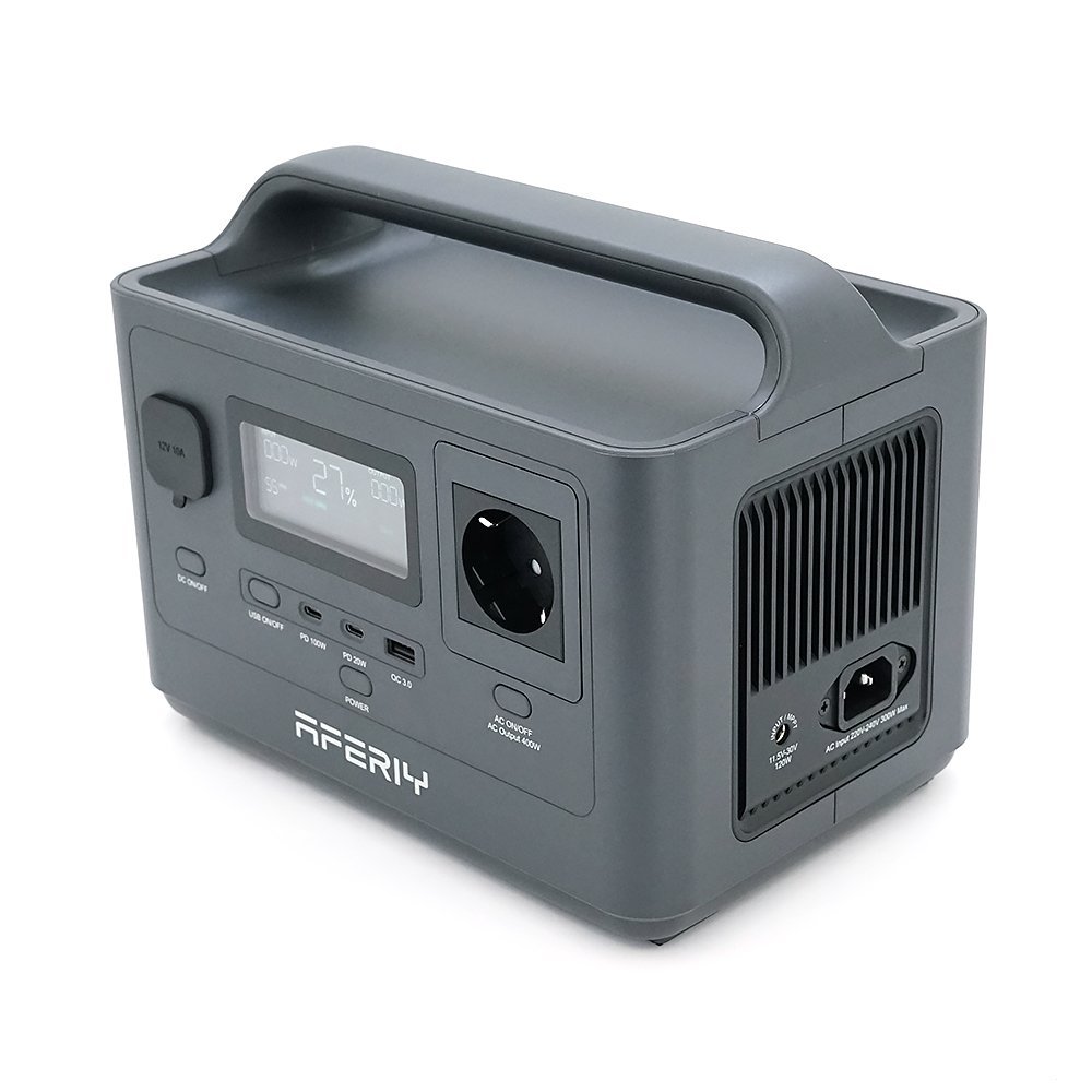 Портативная станция AFERIY AF-P040, LiFePO4 256Втч. 400 Вт, MPPT 11.5-30В-8А, out220v