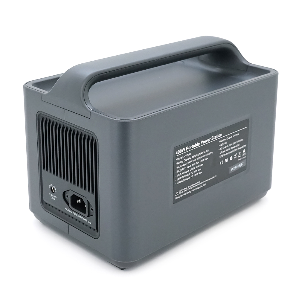 Портативная станция AFERIY AF-P040, LiFePO4 256Втч. 400 Вт, MPPT 11.5-30В-8А, out220v