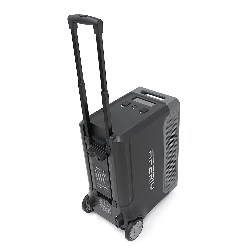 Додаткова акумуляторна батарея AFERIY AF-P310B,LiFePO4 3840Втч,MPPT 11.5-50В(200Вт),USB-A/18W,Type-C/100Вт,прикуриватель12В/10А, 550*321*464 мм, 36.5кг