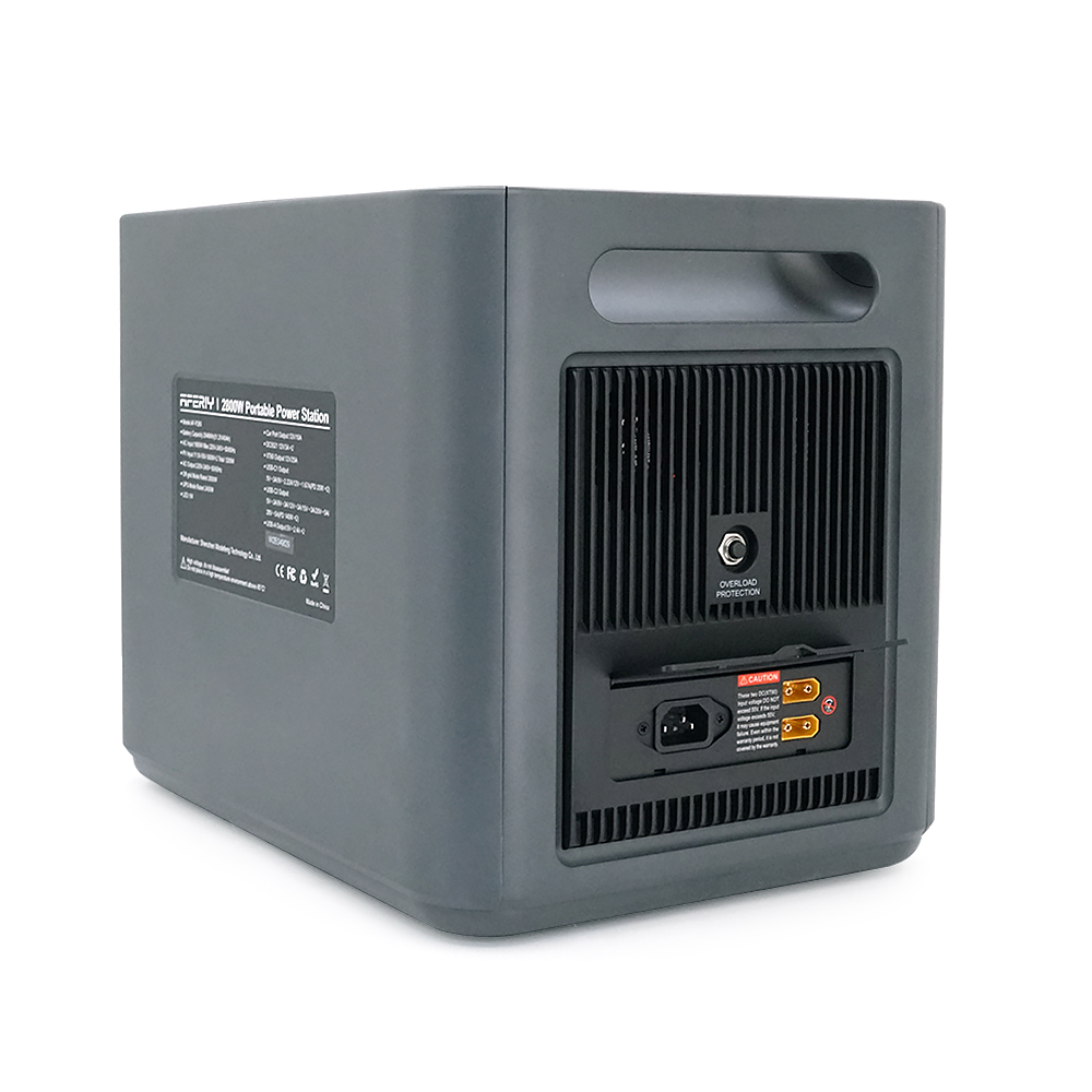 Портативна станція AFERIY AF-P280, LiFePO4, що розширюється від 2048Втч(max2800)Вт,MPPT 11.5-50В-20А(2*600Вт),out220v. LED. 2-USB,4xType-C PD20/100Вт,DC+прикурювач 12В/10А,398*280*315/398*280*220 мм22kg+19kg