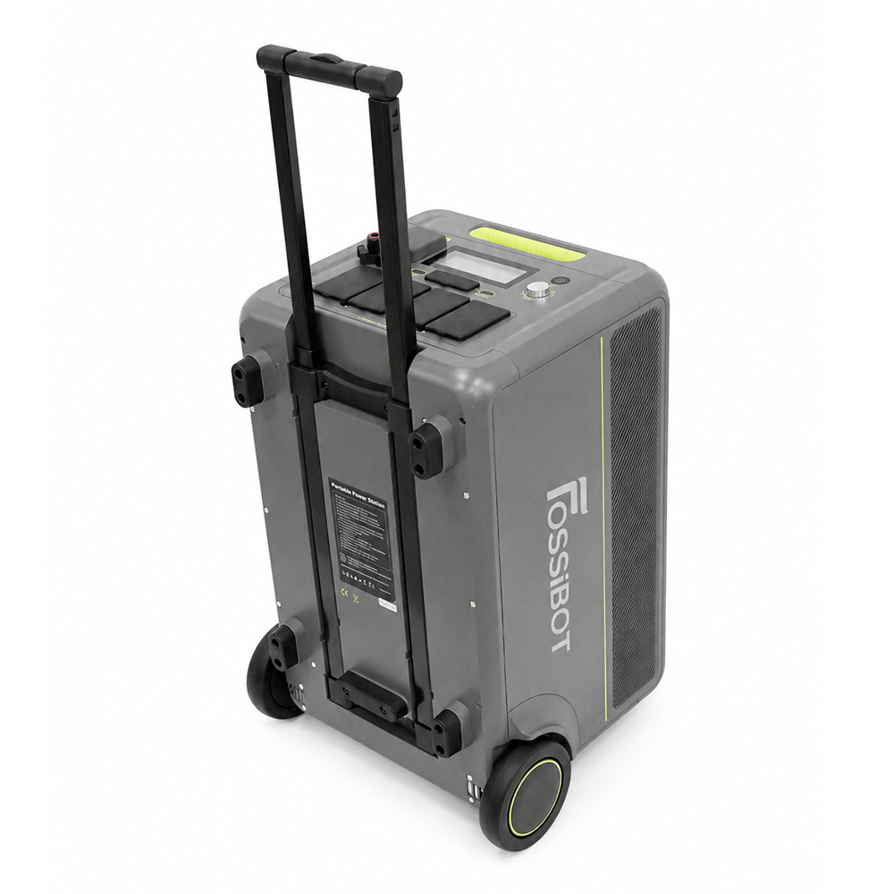 Портативна зарядна станція FOSSiBOT F7200, 7200W/5220Wh LiFePO₄, MPPT 2500W max XT90/120-450V, XT60-12V/10А, 2xDC5521-12V-3A, CarPort-1 2xUSB-A-18W, 2xUSB-C-100W, Wi-Fi, Bluetooth, charge 2.4 h, 609*321*475 мм, 78,6 кг