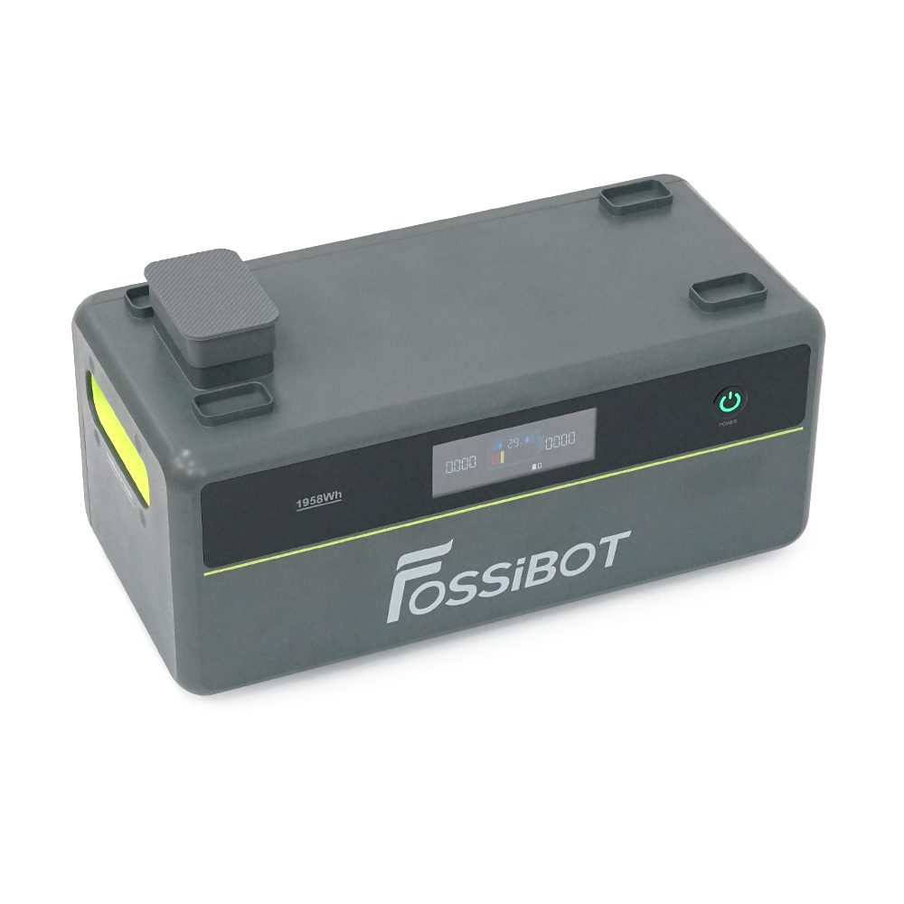 All-in-One Solar station FOSSiBOT FBP1200W+Battery, APP Control, WiFi, 3916Wh LiFePO4 6000Cycles, MPPT 2000W max, 3хAC 220, 1xUSB-15W, 1хUSB-C(100W), Fast charge 90min, Bluetooth, Heating, IP65, -20-55°C, 476×308×504mm, 41kg
