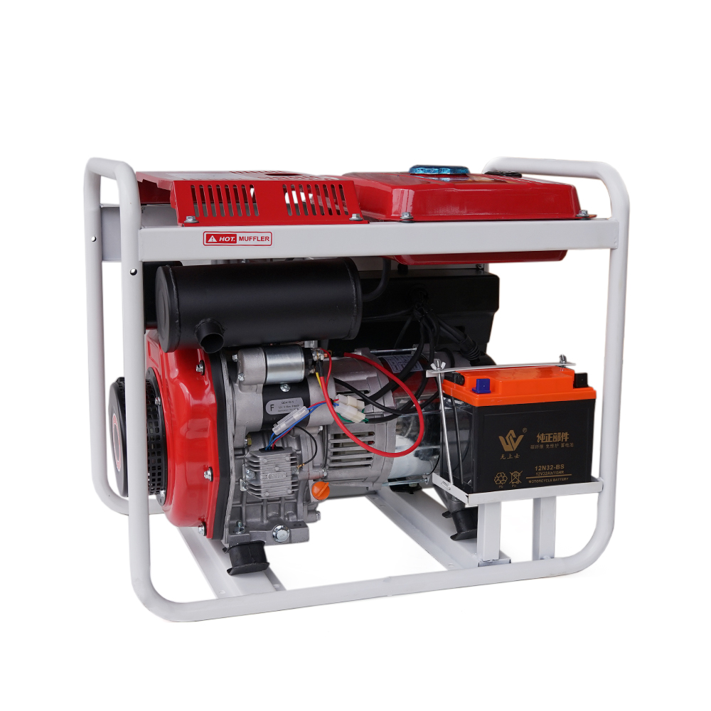 Генератор дизельний Kuyia TM3500CL, однофазний, 110-240V, 50Hz, 2,8-3кВт, об'єм 12,5л
