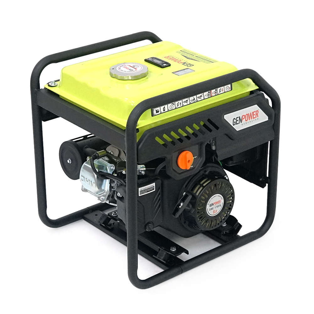 Генератор Інверторний Бензиновий Genpower GBG 40I 3.2kW (4kVA), однофазний, 230V, 50Hz, DC12V. об'єм 15.0л. АКБ у комплект не входить, 530*440*540mm.