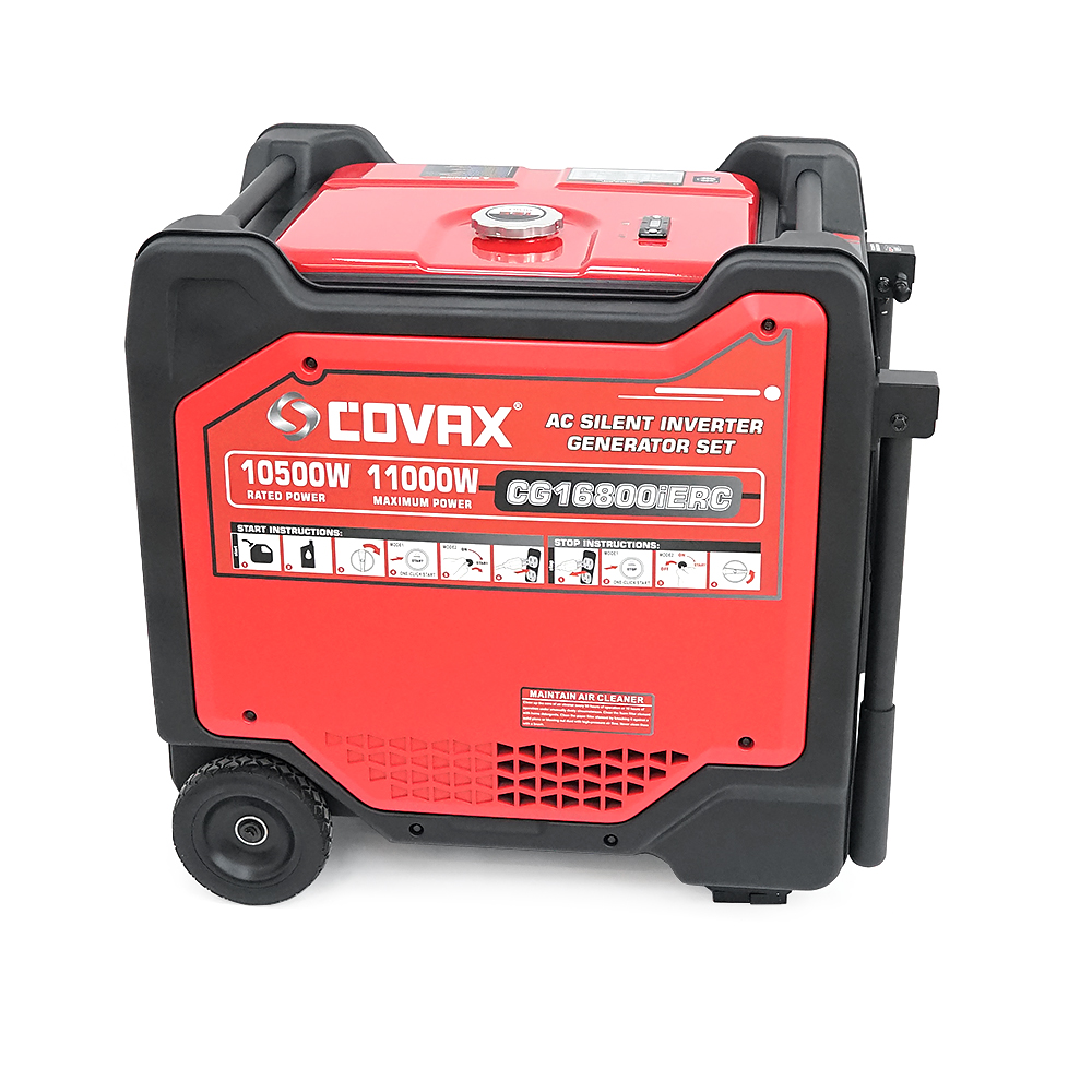 Генератор Інверторний бензин COVAX CG16800iERC, 10.5kW, однофазний 220V, 50Hz, 194FPD, бак 32L, 815х580х760mm, 125kg