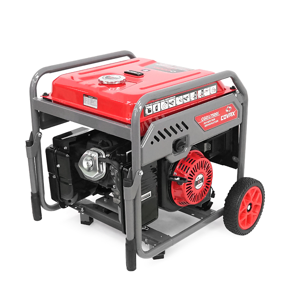 Генератор Інверторний COVAX CGO17500i, 11kW, бензин, однофазний 220V, 50Hz, electrik starter, 4-stroke, бак 25L, 633х550х605mm, 70kg