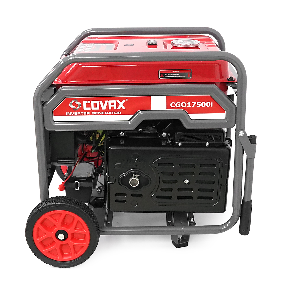 Генератор Інверторний COVAX CGO17500i, 11kW, бензин, однофазний 220V, 50Hz, electrik starter, 4-stroke, бак 25L, 633х550х605mm, 70kg
