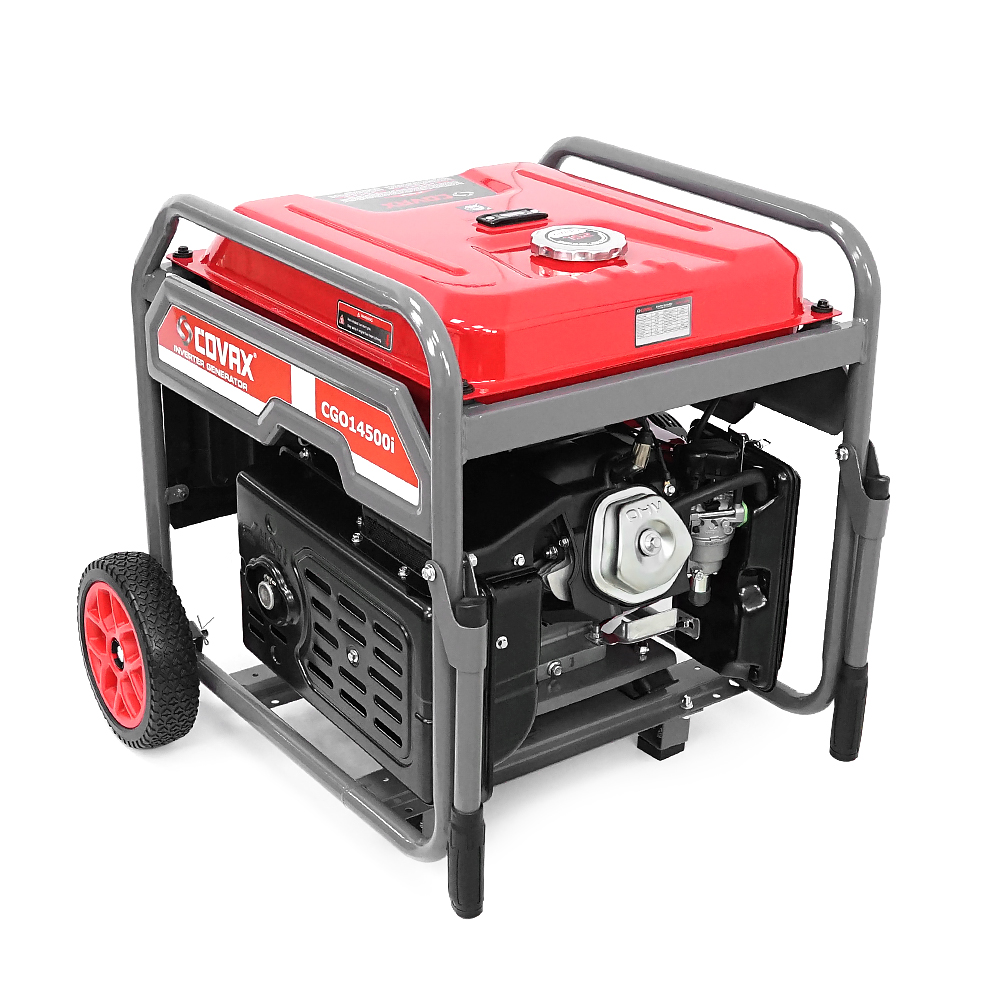 Генератор Інверторний COVAX CGO14500i, 9.5kW, бензин, однофазний 220V, 50Hz, electrik starter, 4-stroke, бак 25L, 633х550x605mm, 70kg
