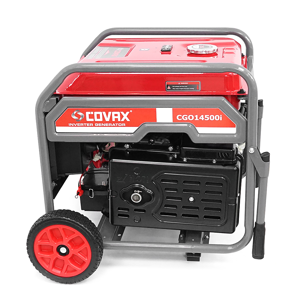 Генератор Інверторний COVAX CGO14500i, 9.5kW, бензин, однофазний 220V, 50Hz, electrik starter, 4-stroke, бак 25L, 633х550x605mm, 70kg